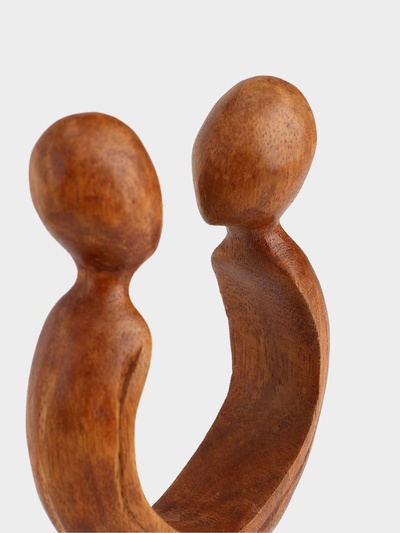 Абстракция «Любовь», 12×3×20 см, дерево суар