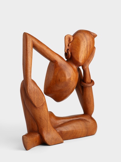 Абстракция «Мыслитель», 25×6×28 см, дерево суар