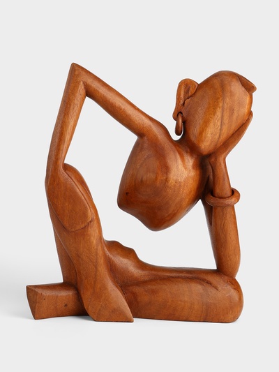Абстракция «Мыслитель», 25×6×28 см, дерево суар