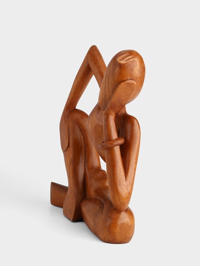 Абстракция «Мыслитель», 25×6×28 см, дерево суар