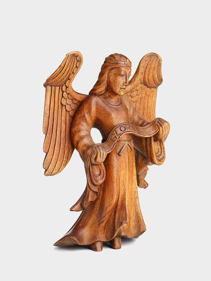 Сувенир Ангел дерево Суар, 22х10х30 см