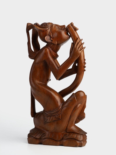 Сувенир «Уличный музыкант», 20×10×40 см, дерево суар
