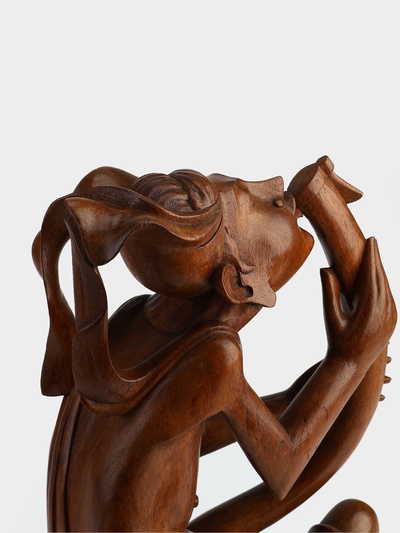 Сувенир «Уличный музыкант», 20×10×40 см, дерево суар