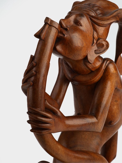 Сувенир «Уличный музыкант», 20×10×40 см, дерево суар