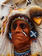 Панно «Вождь», 30×5×60 см, МИКС  (артикул 10800065)  большой выбор товаров оптом и в розницу по низким ценам с доставкой