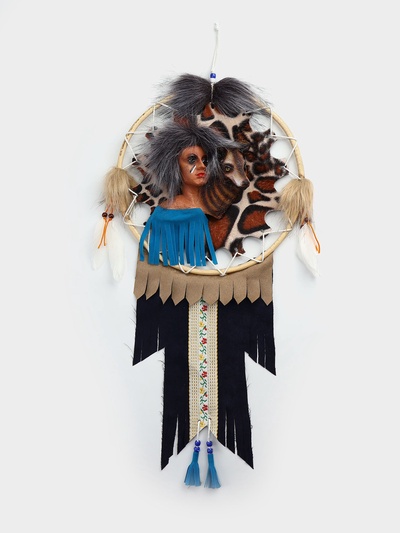 Панно «Женщина-вождь», 30×5×60 см