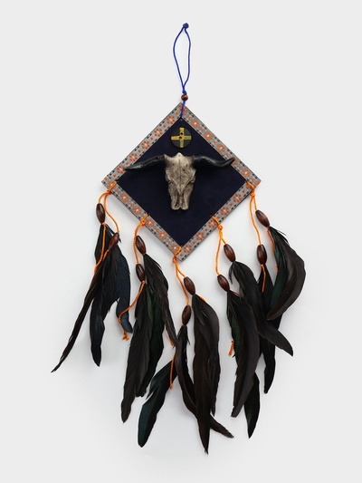 Ловец снов «Череп буйвола», 20×4×35 см, МИКС