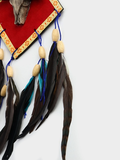 Ловец снов «Череп буйвола», 20×4×35 см, МИКС