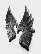 Сувенир интерьерный «Крылья», набор 2 шт., 70 см, дерево, серебро - фото 809545566