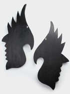 Сувенир интерьерный «Крылья», набор 2 шт., 70 см, дерево, серебро - фото 809545573