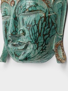 Сувенир «Голова Будды», 40 см, дерево, бирюзовый  (артикул 10897442)  большой выбор товаров оптом и в розницу по низким ценам с доставкой