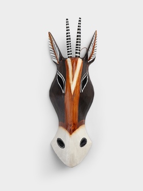 Маска настенная «Антилопа», 34 см, дерево