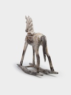 Сувенир интерьерный «Лошадка-качалка», 83×23×77 см, дерево, белый антик - Фото 5