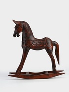 Сувенир интерьерный «Лошадка-качалка», 42×12×43 см, дерево, коричневый - Фото 4