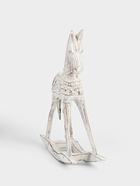 Сувенир интерьерный «Лошадка-качалка», 27×7.5×32 см, дерево, белый антик - Фото 3