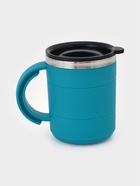 УЦЕНКА Термокружка «Мастер К» Поход, 450 мл, с ручкой, сохраняет тепло 2 ч, 11×8 см, голубая 76100 - Фото 2