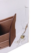 УЦЕНКА Органайзер 5 секций, 1 выдвижной ящик, серия Ясень шимо МИКС, 20×16.5×15.5 см - Фото 4