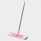 УЦЕНКА Швабра плоская, телескопическая ручка, микрофибра 40х14х90(120) см - Фото 1