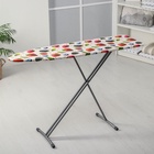 УЦЕНКА Доска гладильная «НИКА 1+» фанера (1225×345), плавно регулир. выс. выдвиж. подст МИКС 1100082 - Фото 1