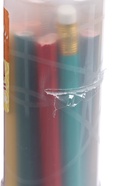 УЦЕНКА Карандаши 12цв, Calligrata, + 3 ч/г карандаша, пластик, заточ, шестигр, ластик, в тубусе 624 - Фото 4