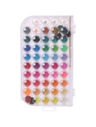 УЦЕНКА Краски акварельные 48 цв, круглые кюветы 23 мм, с кистью, пластиковый пенал, TOP CALLIGRATA 1 - Фото 2