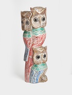 Сувенир интерьерный "Совы на ветке" дерево 20х8х60 см - фото 809643258