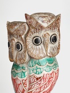 Сувенир интерьерный "Совы на ветке" дерево 20х8х60 см - фото 809643261