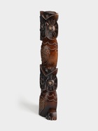 Сувенир интерьерный "Совы на ветке" дерево 20х8х60 см, цв. коричневый - фото 809643277