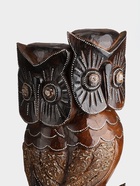 Сувенир интерьерный "Совы на ветке" дерево 20х8х60 см, цв. коричневый - фото 809643279