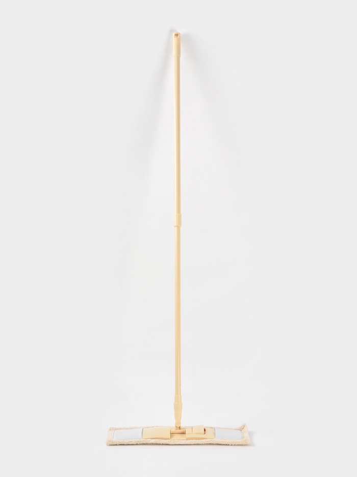 Швабра «Пастель», плоская, окрашенный телескопический черенок, микрофибра, 43×14×124 см - Фото 1