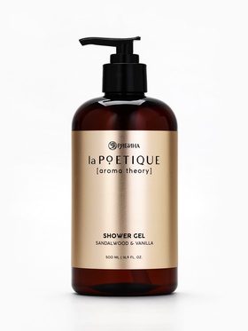 Гель для душа парфюмированный, аромат сандал и ваниль, 500 мл, laPOETIQUE