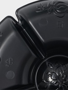 Менажница глубокая, 6 секций, d=28 см, пластик, чёрная - Фото 5