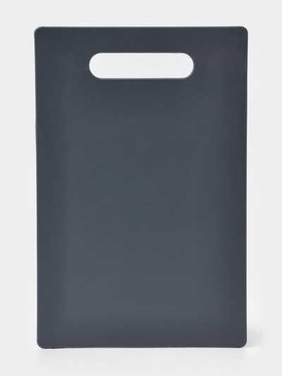 Доска разделочная, 28.5×18.7×0.3 см, пластик, графитовая