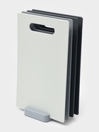 Набор разделочных досок, на подставке, 4 шт., 28.5×18.7×0.3 см, пластик, серый - Фото 4