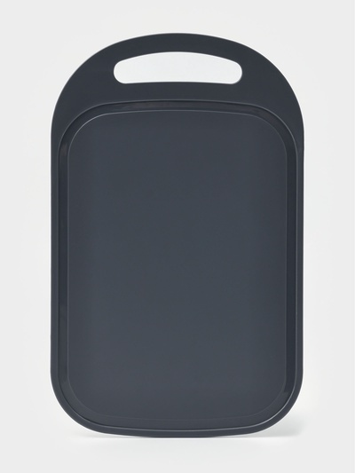 Доска разделочная, 32×20×0.3 см, пластик, графитовая