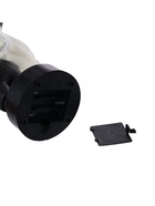 УЦЕНКА Снегурочка "Белая шубка, с посохом и синей пуговкой" двигается, 31 см - Фото 6