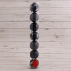 УЦЕНКА Набор шаров пластик d-6 см, 7 шт "Воздушные перья" синий - Фото 2