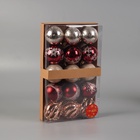 УЦЕНКА Набор шаров пластик d-6 см, 15 шт "Эйвери" микс - Фото 2