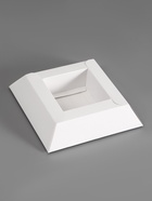 Коробка пирамида на 4 яруса для кейтеринга, закусок и фуршета 30×30×35 см - Фото 8