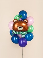 Воздушный шар фольгированный 38" «Мишка в колпачке»  (артикул 10993578)  большой выбор товаров оптом и в розницу по низким ценам с доставкой