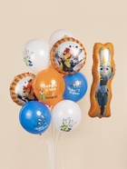 Воздушный шар фольгированный 34" «Зайка Полицейский» 10993583