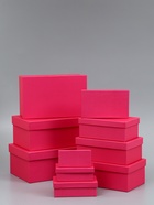 Набор подарочных коробок 10 в 1 «Фуксия», 30×19×12 - 12×6.5×4 см  (артикул 10994796)  большой выбор товаров оптом и в розницу по низким ценам с доставкой