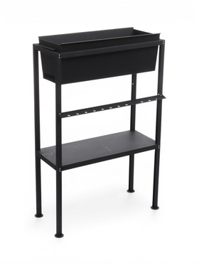 Мангал «Дачный», 66×28.2×102.9 cм, сталь х/к 2 мм, полка, планка для шампуров