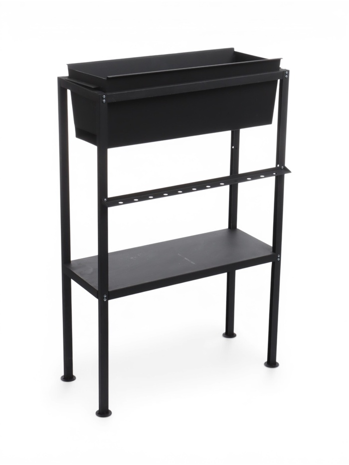 Мангал «Дачный», 66×28.2×102.9 cм, сталь х/к 2 мм, полка, планка для шампуров