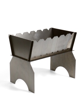 Мангал разборный «Турист», 43×25×33 cм, сталь х/к 2 мм, в сумке