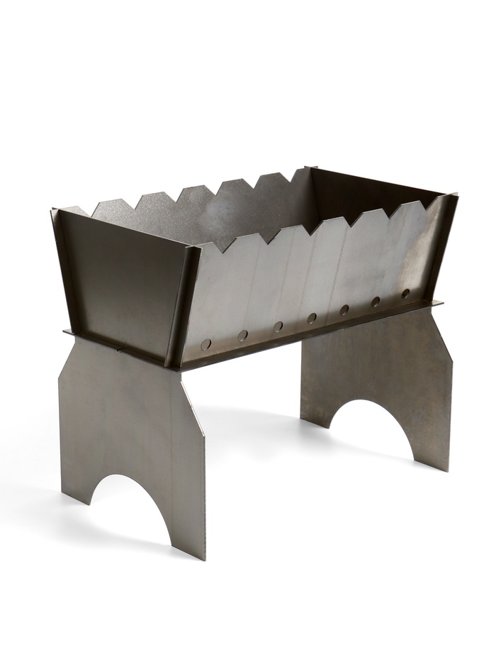 Мангал разборный «Турист», 43×25×33 cм, сталь х/к 2 мм, в сумке - Фото 1