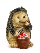 Садовая фигура из полистоуна «Ёжик с цветочным горшком», 20×16×26 см  (артикул 10976269)  большой выбор товаров оптом и в розницу по низким ценам с доставкой
