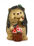 Садовая фигура из полистоуна «Ёжик с цветочным горшком», 20×16×26 см  (артикул 10976269)  большой выбор товаров оптом и в розницу по низким ценам с доставкой