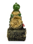 Садовая фигура из полистоуна «Черепашки на бревне», 24×13×25 см - Фото 3