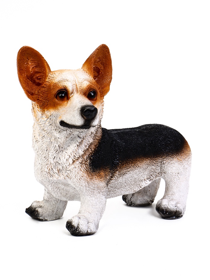 Садовая фигура из полистоуна «Корги», 28×14×26 см - Фото 1